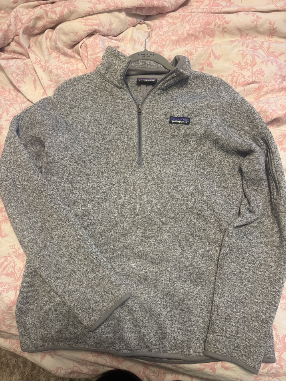 Patagonia Woman’s Gray Quarter-Zip Sweater